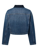 Alex Loose Denim Jacket - Dark Blue Denim