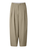 Olivia Barrel Leg Trouser - Trench Coat