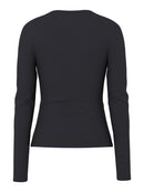 Lula Long Sleeve Top - Black