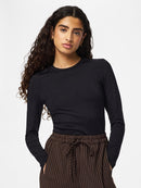 Lula Long Sleeve Top - Black