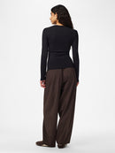 Lula Long Sleeve Top - Black