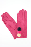 Fur Ball Glove - Pink