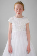 Treasa Communion Dress - White