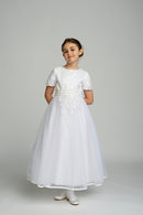 Leigh Communion Dress - White