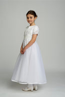 Leigh Communion Dress - White