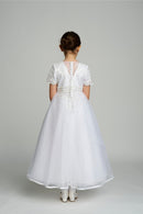 Leigh Communion Dress - White