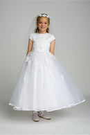Martha Communion Dress - White