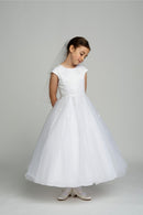 Etain Communion Dress - White