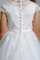 Robyn Communion Dress - White