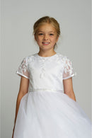 Siun Communion Dress - White