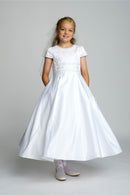 Quinn Communion Dress - White