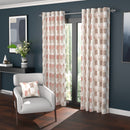 Porto Eyelet Readymade Curtains - Blossom