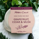 Wax Melt Pot - Grapefruit Cedar & Musk
