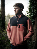 Polar 1/4 Zip Fleece - Coral