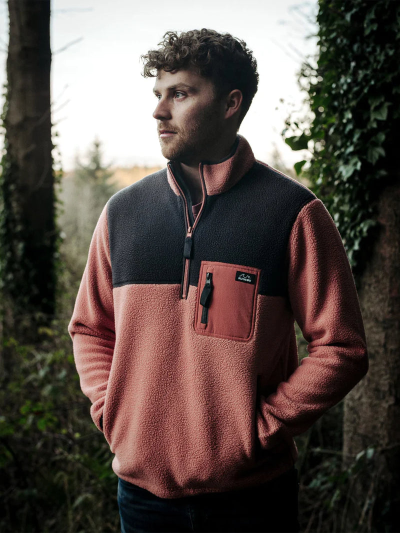 Polar 1/4 Zip Fleece - Coral