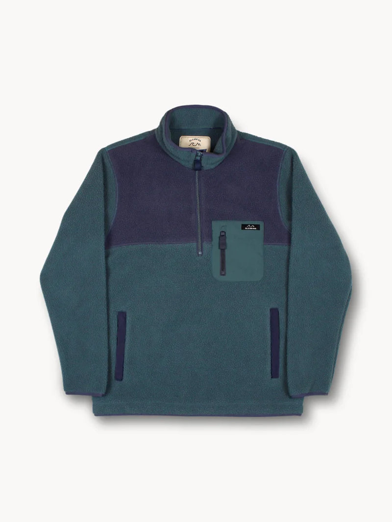 Polar 1/4 Zip Fleece - Teal