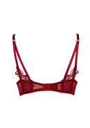 Contoured Underwire Bra - Dark Red