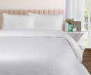 Paisley Jacquard Duvet Cover Set White