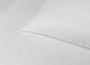 Paisley Jacquard Duvet Cover Set White
