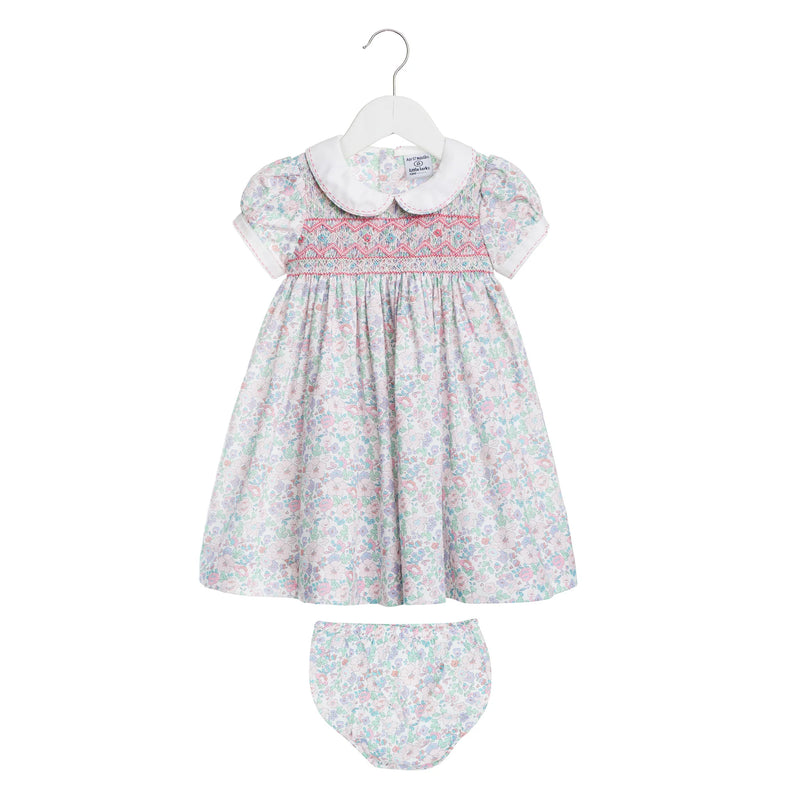 Penelope Dress - Pink/green