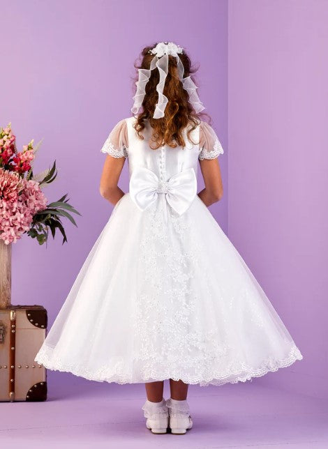 Arabella Communion Dress - White
