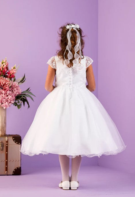 Lana Communion Dress - White