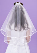 Darcy Communion Veil - White