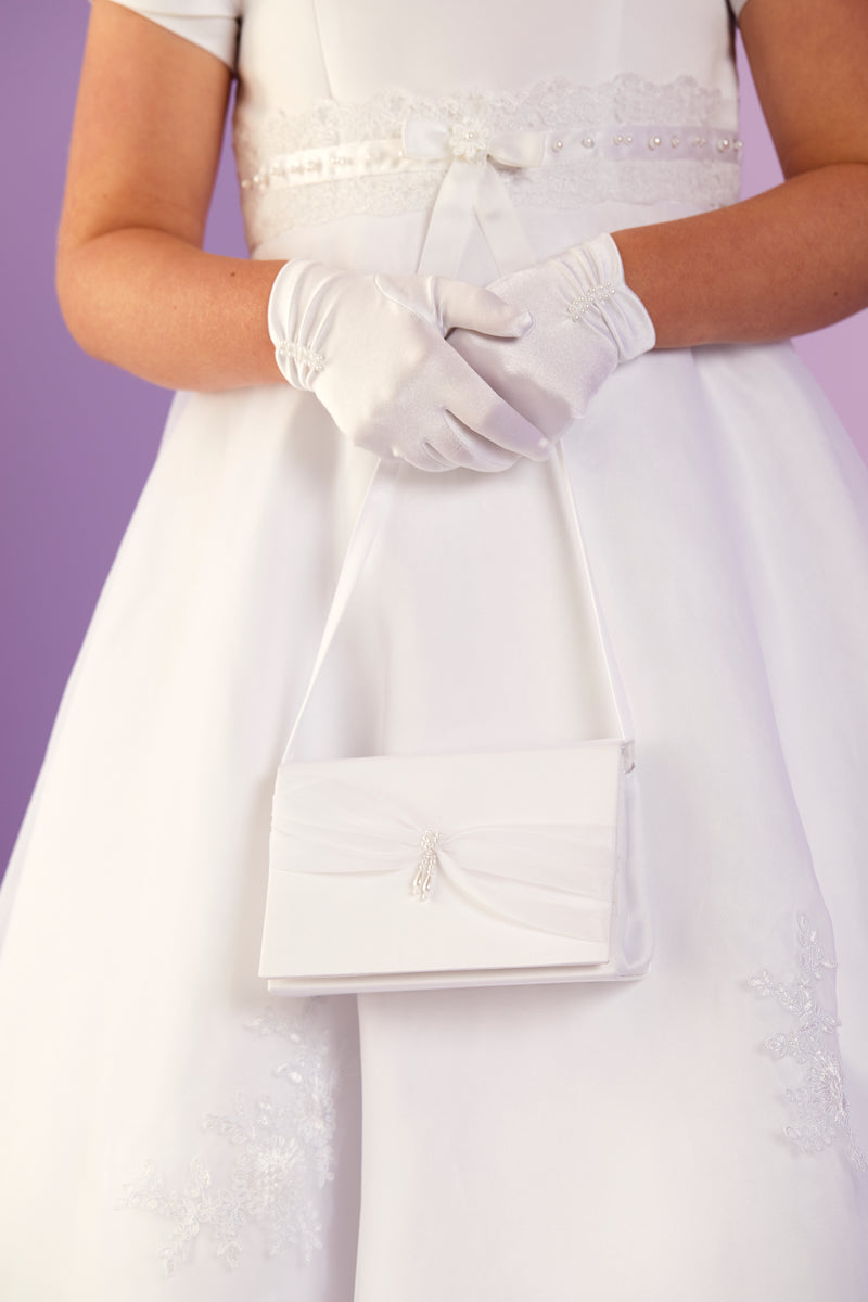 Jasmine Communion Bag - White