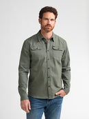 Long Sleeve Overshirt - Steel Green
