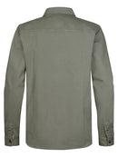 Long Sleeve Overshirt - Steel Green