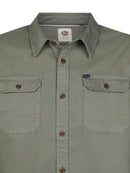 Long Sleeve Overshirt - Steel Green