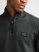 1/2 Zip Sweatshirt - Steel Green