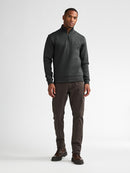 1/2 Zip Sweatshirt - Steel Green