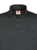 1/2 Zip Sweatshirt - Steel Green