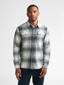 Long Sleeve Check Shirt - Royal Navy