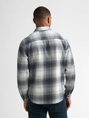 Long Sleeve Check Shirt - Royal Navy
