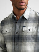 Long Sleeve Check Shirt - Royal Navy
