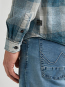 Long Sleeve Check Shirt - Iron Blue