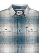 Long Sleeve Check Shirt - Iron Blue