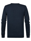 Plain Round Neck Jumper - Midnight Navy