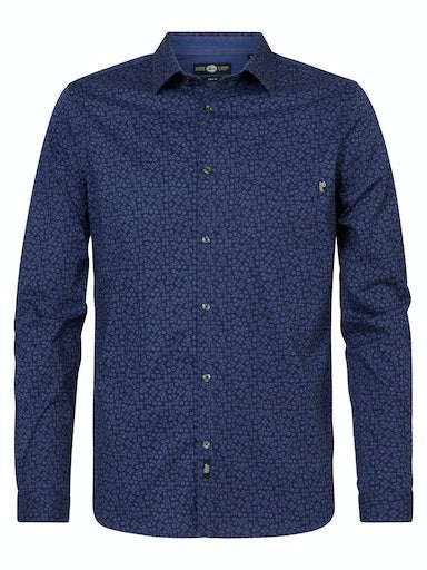 All Over Print Shirt - Midnight Navy