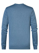 Plain RoundNeck Jumper - Light Shadow