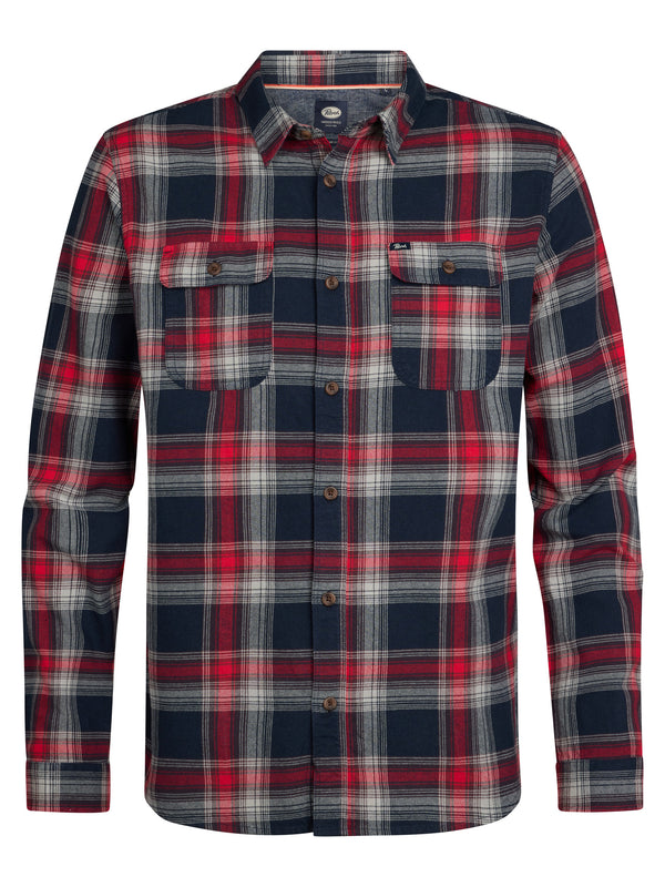 LongSleeve Check Shirt - Bullseye Red