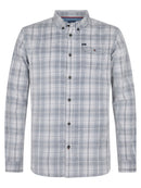 Long Sleeve Check Shirt - Light Grey