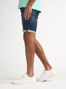 Denim Shorts - Dark Steel