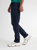 Non Denim Cargo - Navy Blue