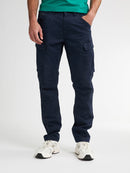 Non Denim Cargo - Navy Blue