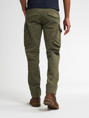 Non Denim Cargo - Army Green