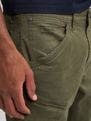 Non Denim Cargo - Army Green
