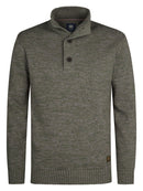 3 Button Jumper - Mossy Stone